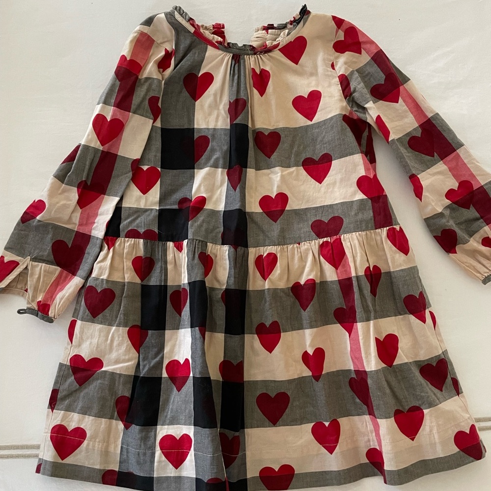 Burberry girls heart dress